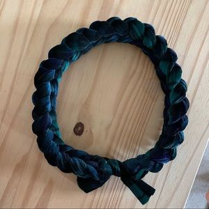 Haiyen Designs Plaid Velvet Headband